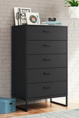 Socalle Black Queen Panel Platform Bedroom Set by Ashley at Eve Furniture
