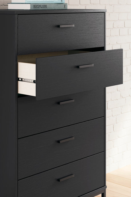 Socalle Black Queen Panel Platform Bedroom Set by Ashley at Eve Furniture