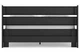 Socalle Black Queen Panel Platform Bedroom Set by Ashley at Eve Furniture