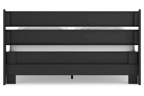 Socalle Black Queen Panel Platform Bedroom Set by Ashley at Eve Furniture