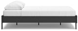 Socalle Black Queen Platform Base Bed by Ashley at Eve Furniture