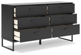 Socalle Black Queen Platform Bedroom Set by Ashley at Eve Furniture