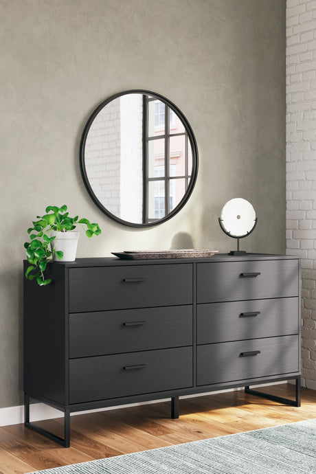 Socalle Black Youth Panel Platform Bedroom Set by Ashley at Eve Furniture