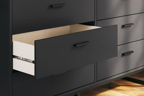 Socalle Black Youth Panel Platform Bedroom Set by Ashley at Eve Furniture