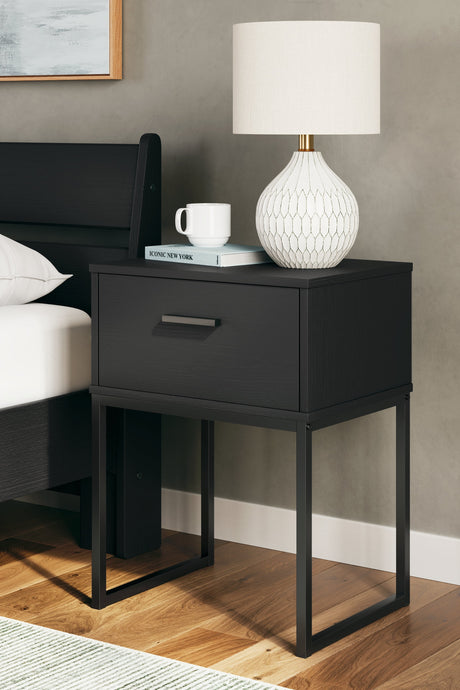 Socalle Black Youth Panel Platform Bedroom Set by Ashley at Eve Furniture