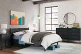Socalle Black Youth Panel Platform Bedroom Set by Ashley at Eve Furniture