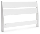 Socalle Full Panel Headboard with 2 Nightstands in Two-tone