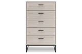 Socalle Light Natural Chest of Drawers by Ashley at Eve Furniture