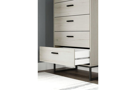 Socalle Light Natural Chest of Drawers by Ashley at Eve Furniture