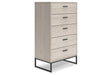 Socalle Light Natural Chest of Drawers by Ashley at Eve Furniture