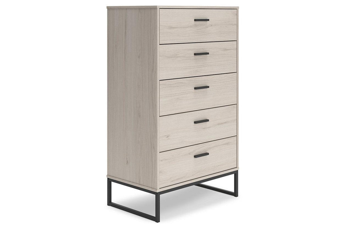 Socalle Light Natural Chest of Drawers by Ashley at Eve Furniture