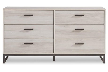 Socalle Light Natural Dresser by Ashley at Eve Furniture