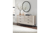 Socalle Light Natural Dresser by Ashley at Eve Furniture