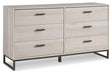 Socalle Light Natural Dresser by Ashley at Eve Furniture