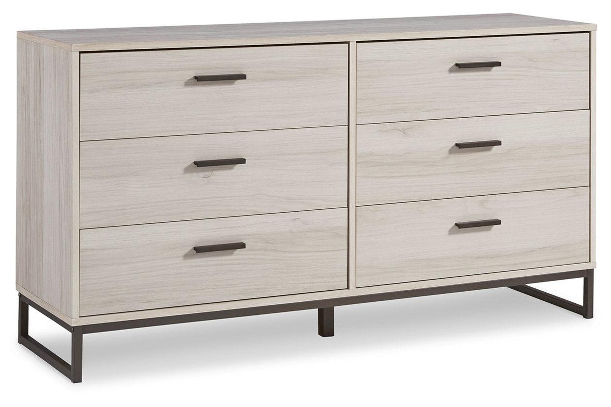 Socalle Light Natural Dresser by Ashley at Eve Furniture