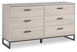 Socalle Light Natural Dresser by Ashley at Eve Furniture