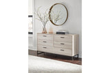 Socalle Light Natural Dresser by Ashley at Eve Furniture