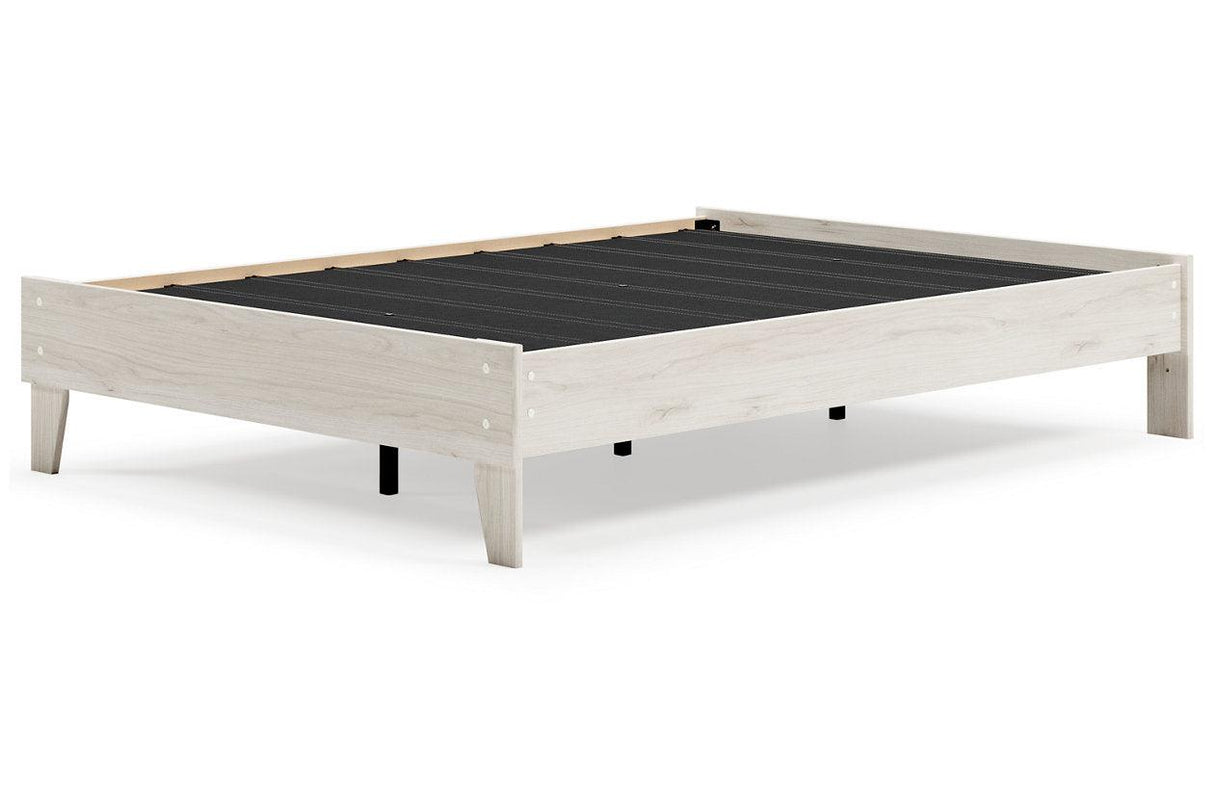 Socalle Light Natural Full Platform Bed by Ashley at Eve Furniture