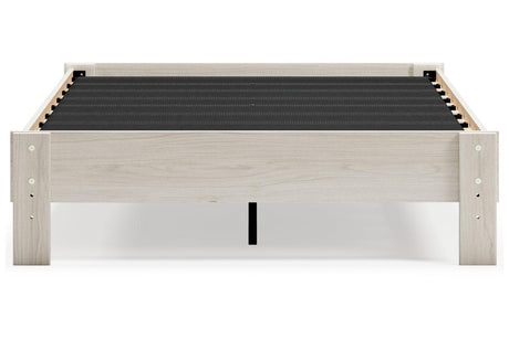 Socalle Light Natural Full Platform Bed by Ashley at Eve Furniture