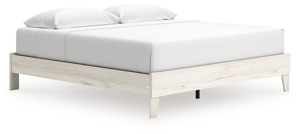 Socalle Light Natural King Platform Bed by Ashley at Eve Furniture