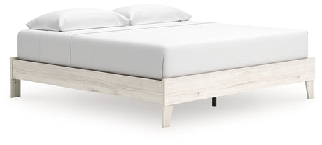 Socalle Light Natural King Platform Bed by Ashley at Eve Furniture