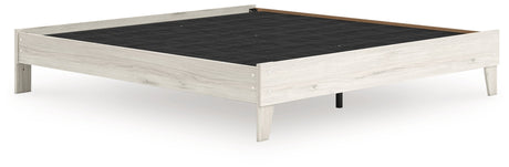 Socalle Light Natural King Platform Bed by Ashley at Eve Furniture