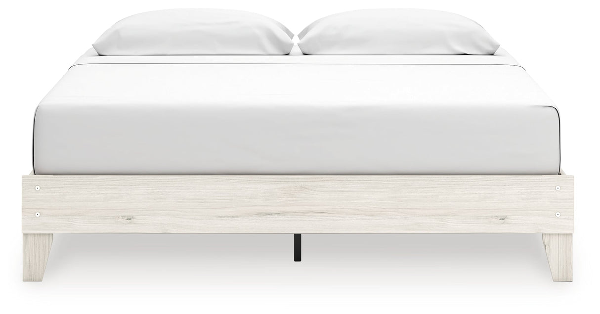 Socalle Light Natural King Platform Bed by Ashley at Eve Furniture