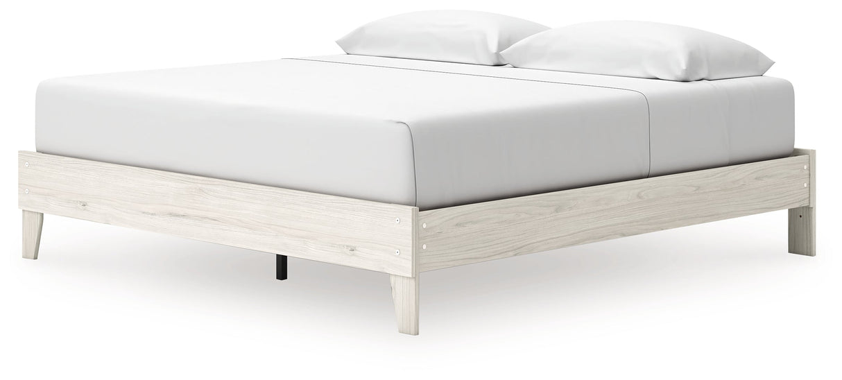 Socalle Light Natural King Platform Bed by Ashley at Eve Furniture