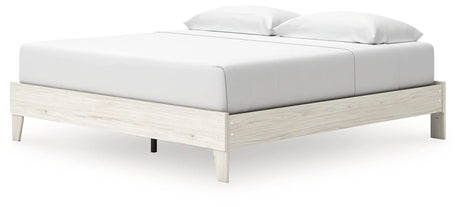 Socalle Light Natural King Platform Bed by Ashley at Eve Furniture