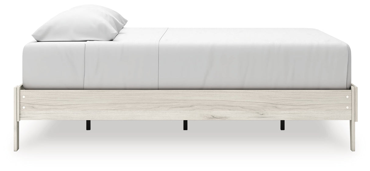 Socalle Light Natural King Platform Bed by Ashley at Eve Furniture