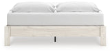 Socalle Light Natural King Platform Bed by Ashley at Eve Furniture