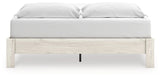 Socalle Light Natural King Platform Bed by Ashley at Eve Furniture