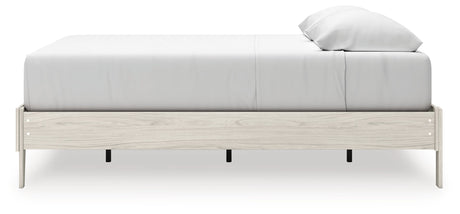 Socalle Light Natural King Platform Bed by Ashley at Eve Furniture