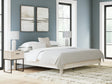 Socalle Light Natural King Platform Bed by Ashley at Eve Furniture