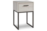 Socalle Light Natural Nightstand by Ashley at Eve Furniture