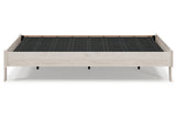 Socalle Light Natural Queen Platform Base Bed by Ashley at Eve Furniture