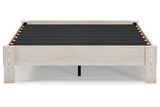 Socalle Light Natural Queen Platform Base Bed by Ashley at Eve Furniture