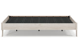 Socalle Light Natural Queen Platform Base Bed by Ashley at Eve Furniture