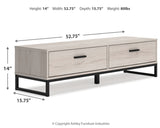 Socalle Light Natural Storage Bench