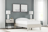 Socalle Light Natural Twin Platform Base Bed by Ashley at Eve Furniture