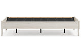 Socalle Light Natural Twin Platform Base Bed by Ashley at Eve Furniture