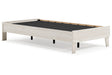 Socalle Light Natural Twin Platform Base Bed by Ashley at Eve Furniture