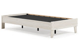 Socalle Light Natural Twin Platform Base Bed by Ashley at Eve Furniture