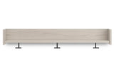 Socalle Light Natural Wall Mounted Coat Rack with Shelf by Ashley at Eve Furniture