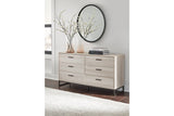 Socalle Light Natural Youth Platform Base Bedroom Set by Ashley at Eve Furniture