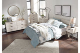 Socalle Natural Full Platform Bed by Ashley at Eve Furniture