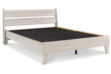 Socalle Natural Queen Platform Bed by Ashley at Eve Furniture