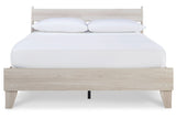Socalle Natural Queen Platform Bed by Ashley at Eve Furniture
