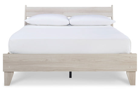 Socalle Natural Queen Platform Bed by Ashley at Eve Furniture