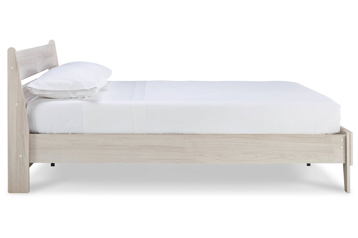 Socalle Natural Queen Platform Bed by Ashley at Eve Furniture